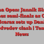 China Open: Jannik Sinner reaches semi-finals as Carlos Alcaraz sets up Daniil Medvedev clash | Tennis News