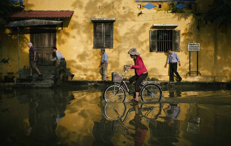 flooded street