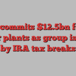 Drax commits $12.5bn for US power plants as group is lured by IRA tax breaks