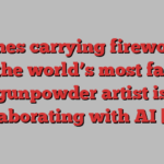 Drones carrying fireworks: why the world’s most famous gunpowder artist is collaborating with AI | Art