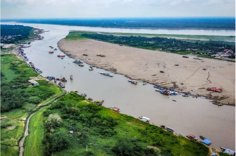 The Amazon River in Leticia, Colombia