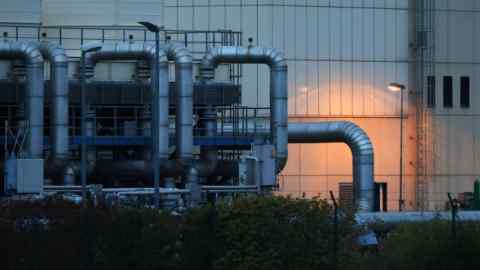 A gas storage facility in Bad Lauchstädt, Germany