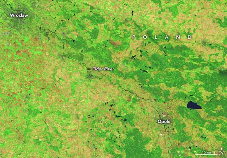 Oder River Poland September 4 2024 Annotated