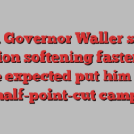 Fed Governor Waller says inflation softening faster than he expected put him in half-point-cut camp