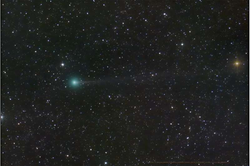 'Comet Nishimura' left a spectacular trail when it passed close to the Sun in 2023