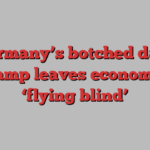 Germany’s botched data revamp leaves economists ‘flying blind’