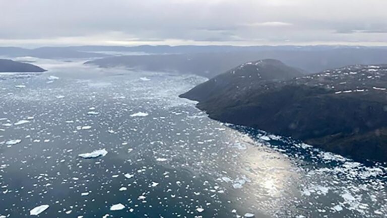 Greenland Loses 610 Gigatons of Ice in One Summer