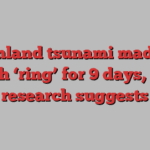 Greenland tsunami made the Earth ‘ring’ for 9 days, new research suggests