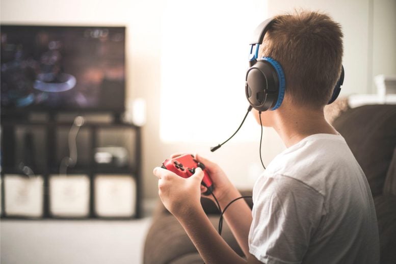 Kid Playing Video Games