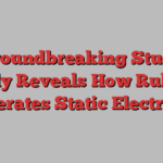 Groundbreaking Study Finally Reveals How Rubbing Generates Static Electricity