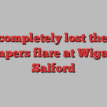 'He's completely lost the plot!' | Tempers flare at Wigan vs Salford