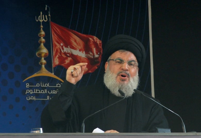 Lebanon's Hezbollah leader Sayyed Hassan Nasrallah.