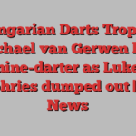 Hungarian Darts Trophy: Michael van Gerwen hits nine-darter as Luke Humphries dumped out | Darts News