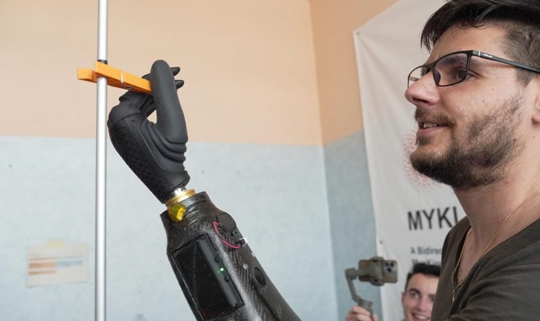 Clothespin Test on Robotic Prosthesis