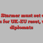 Keir Starmer must set clear goals for UK-EU reset, warn diplomats