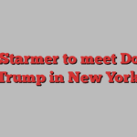 Keir Starmer to meet Donald Trump in New York