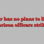 Labour has no plans to lift ban on prison officers striking