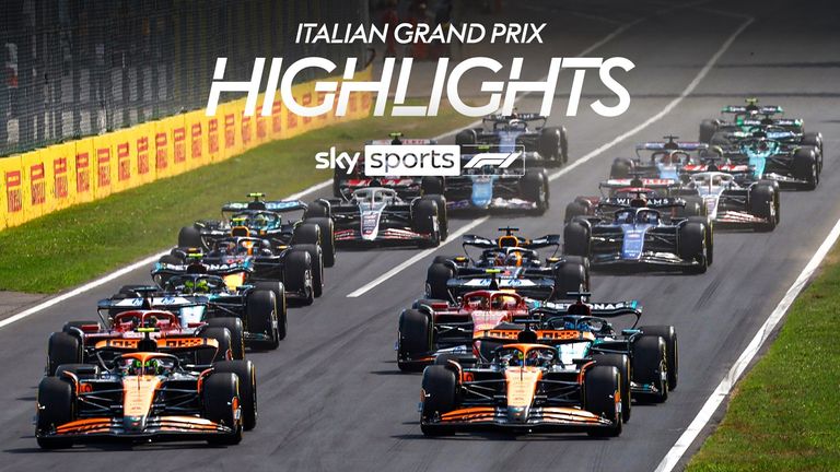 Watch race highlights from the Italian Grand Prix as Ferrari celebrated Charles Leclerc&#39;s unexpected win.