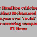 Lewis Hamilton criticises FIA president Mohammed Ben Sulayem over ‘racial’ rap music-swearing comparison | F1 News