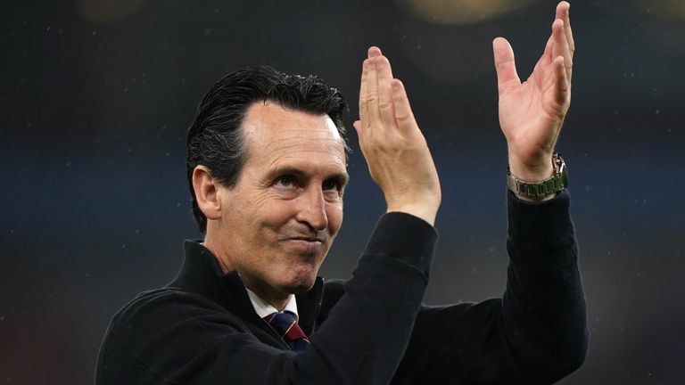 Unai Emery has led Aston Villa to a Champions League finish in the 2023/24 season