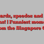 Lizards, speedos and ice baths! | Funniest moments from the Singapore GP