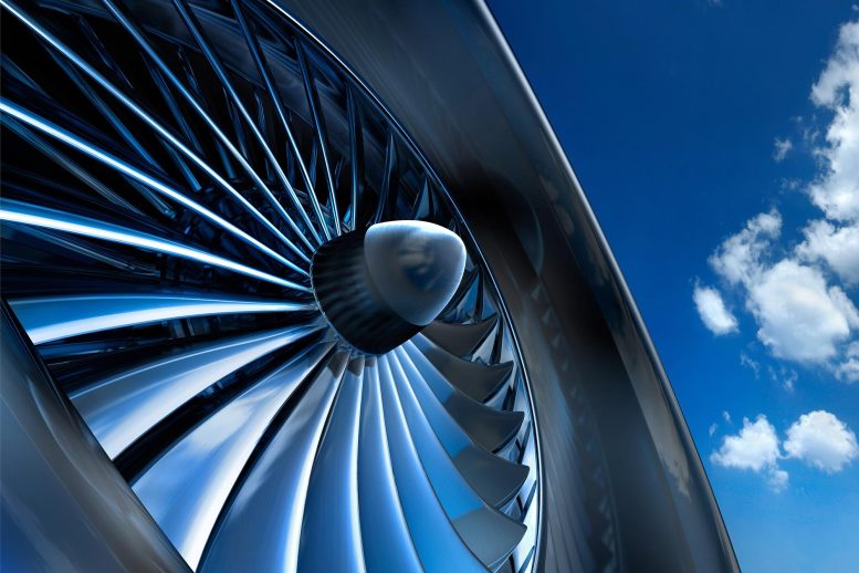 Aircraft Jet Engine Turbine