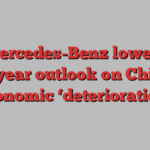 Mercedes-Benz lowers full-year outlook on China’s economic ‘deterioration’