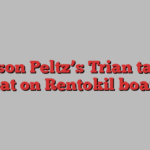 Nelson Peltz’s Trian takes seat on Rentokil board