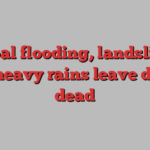 Nepal flooding, landslides after heavy rains leave dozens dead