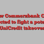 New Commerzbank CEO expected to fight a potential UniCredit takeover