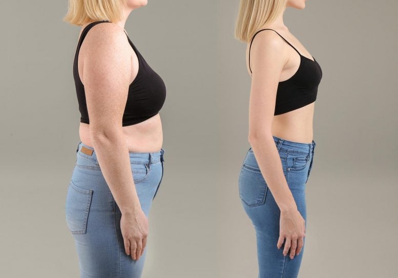 Weight Loss Concept Before and After