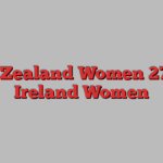 New Zealand Women 27 – 29 Ireland Women