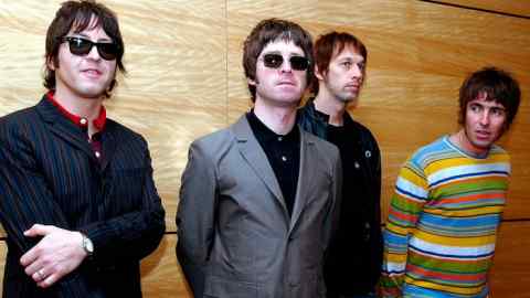 Members of Oasis band in 2006