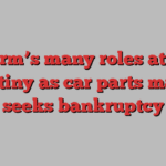 PE firm’s many roles attract scrutiny as car parts maker seeks bankruptcy