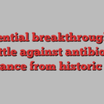 Potential breakthrough in battle against antibiotic resistance from historic brine