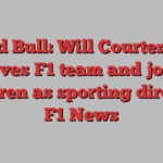 Red Bull: Will Courtenay leaves F1 team and joins McLaren as sporting director | F1 News