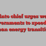 Rio Tinto chief urges western governments to speed up clean energy transition