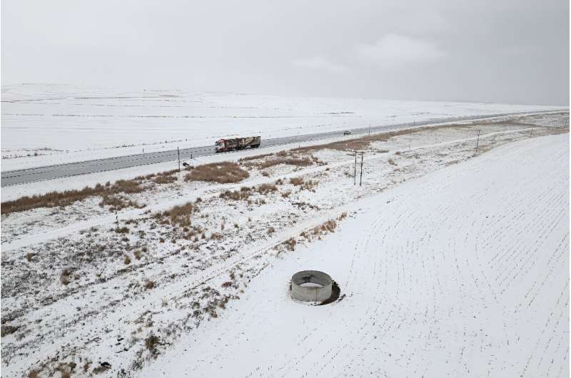 More snow was expected with orange warnings in place for several parts of the country