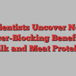 Scientists Uncover New Cancer-Blocking Benefits of Milk and Meat Proteins