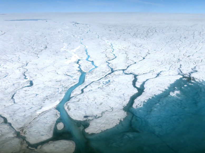 Meltwater in Greenland