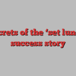 Secrets of the ‘set lunch’ success story