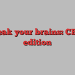 Speak your brains: CBDC edition