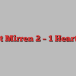 St Mirren 2 – 1 Hearts