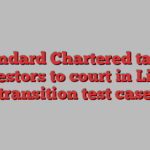 Standard Chartered takes investors to court in Libor transition test case