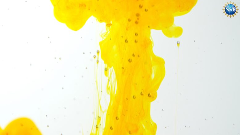 Yellow Dye in Water