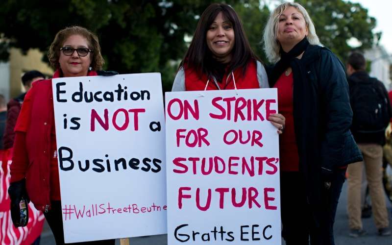 Teacher strikes are effective in increasing wages, working conditions, study finds