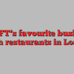 The FT’s favourite business lunch restaurants in London