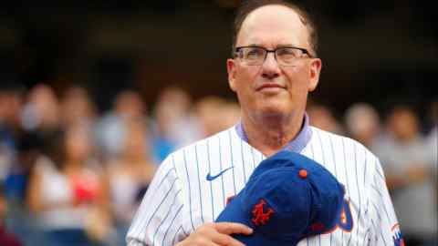 New York Mets owner Steve Cohen during a baseball game against the New York Yankees