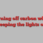 Turning off carbon while keeping the lights on