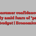 UK consumer confidence falls sharply amid fears of ‘painful’ budget | Economics